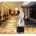 Indoor decoration craft abstract theme resin statue and sculpture for hotel lobby